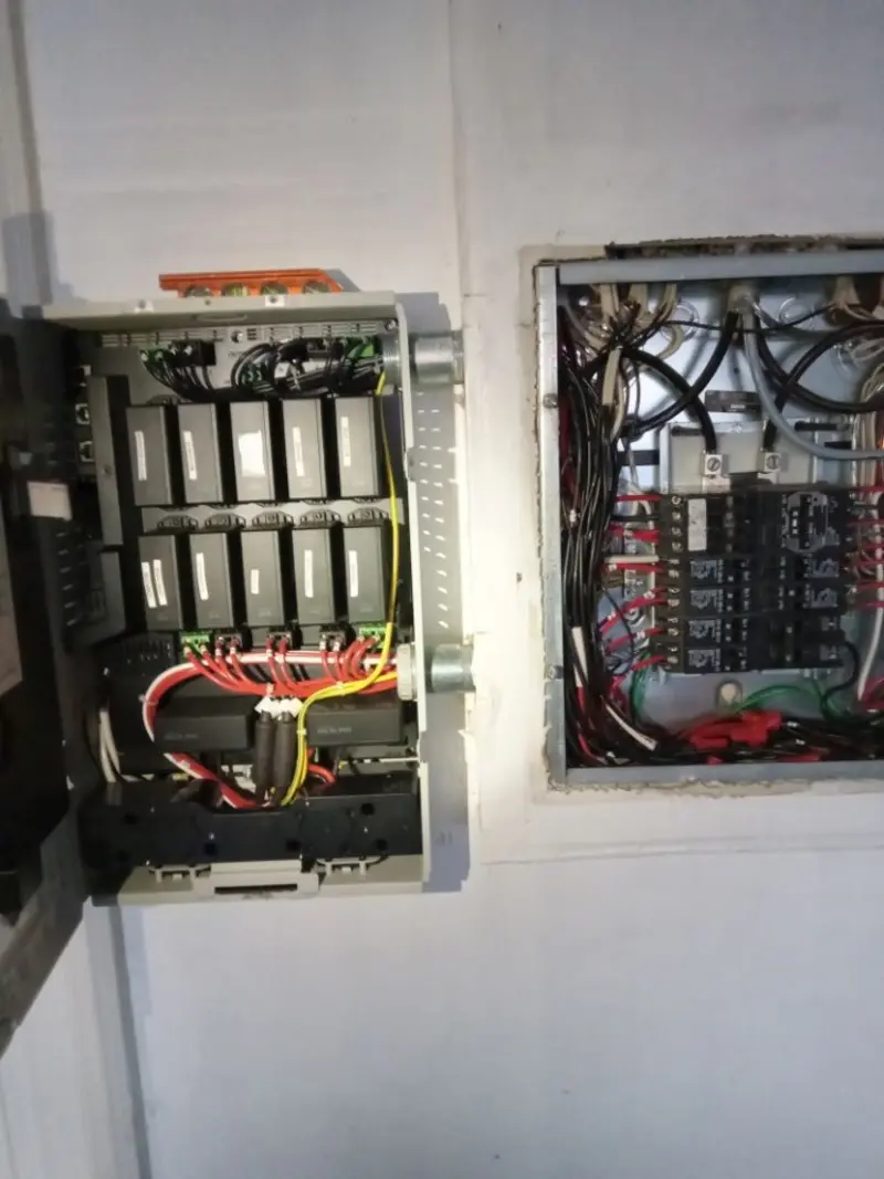 Electrical panel upgrade completed for Indoor Lighting Installation in Olive